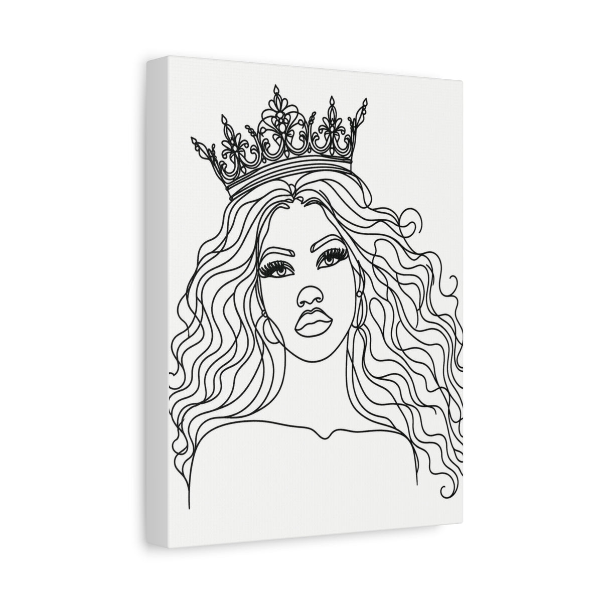 Crowned in Elegance | Paint & Sip Canvas