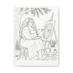 Artist Under the Tree (Side Part Plus) | Paint & Sip Canvas