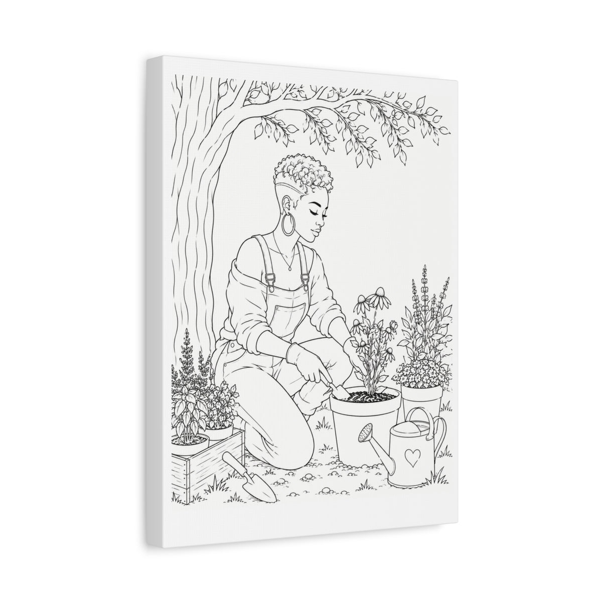 Peaceful Garden (Pixie) | Paint & Sip Canvas