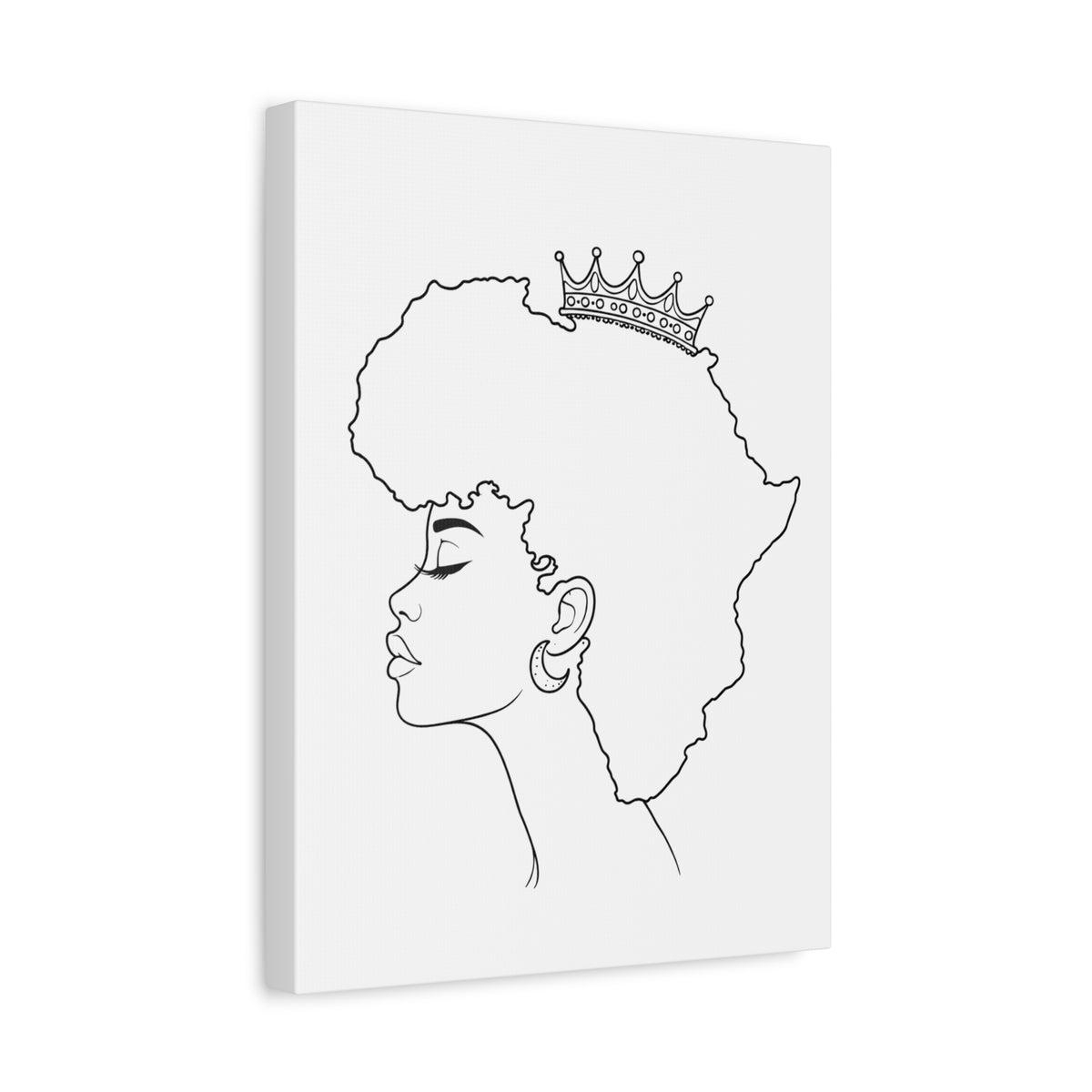 Crowned in Africa’s Beauty | Paint & Sip Canvas