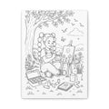 Little Sprout Artist (Girl, Space Puffs)| Paint Canvas