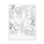 Building My Legacy (Loose Bun) | Paint & Sip Canvas