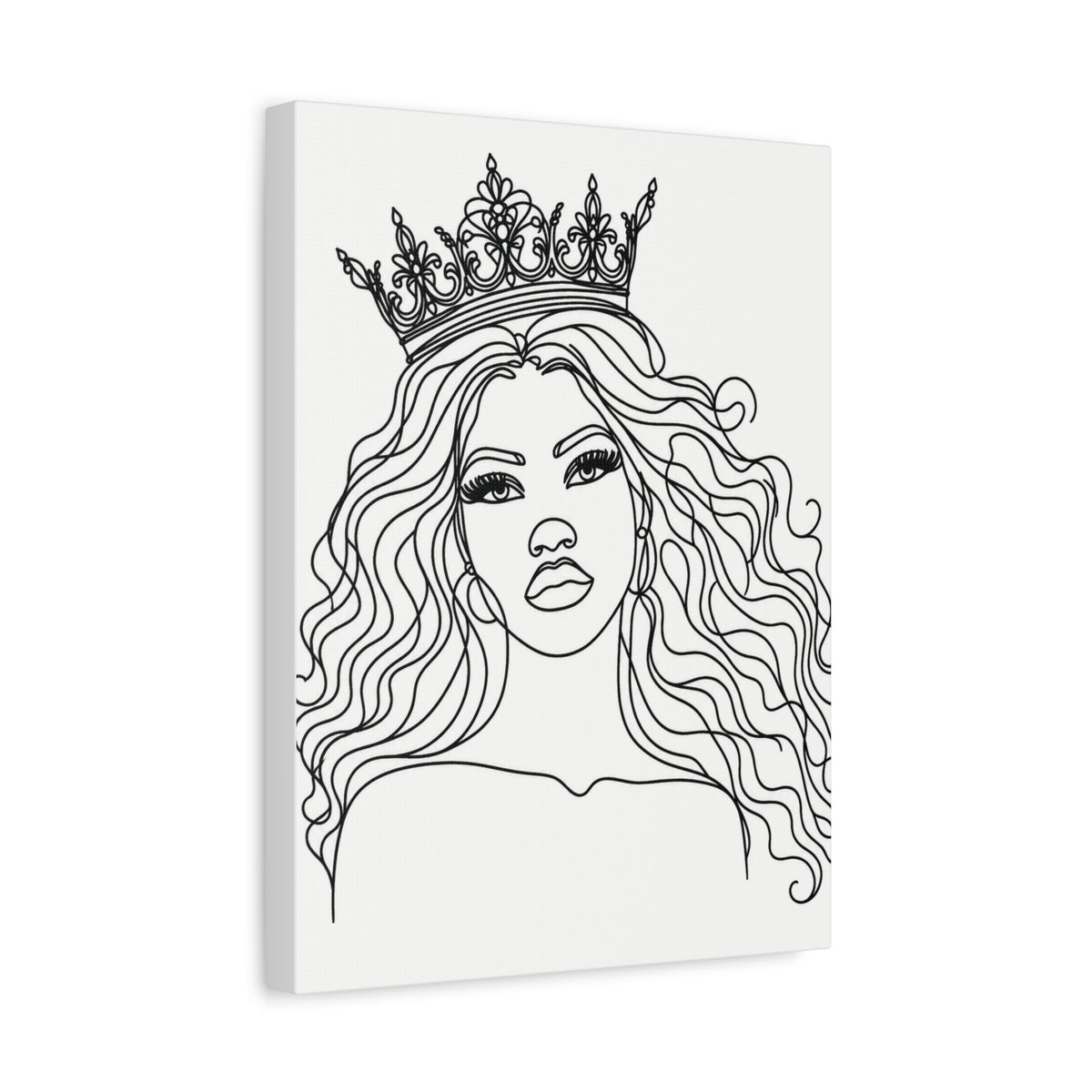 Crowned in Elegance | Paint & Sip Canvas