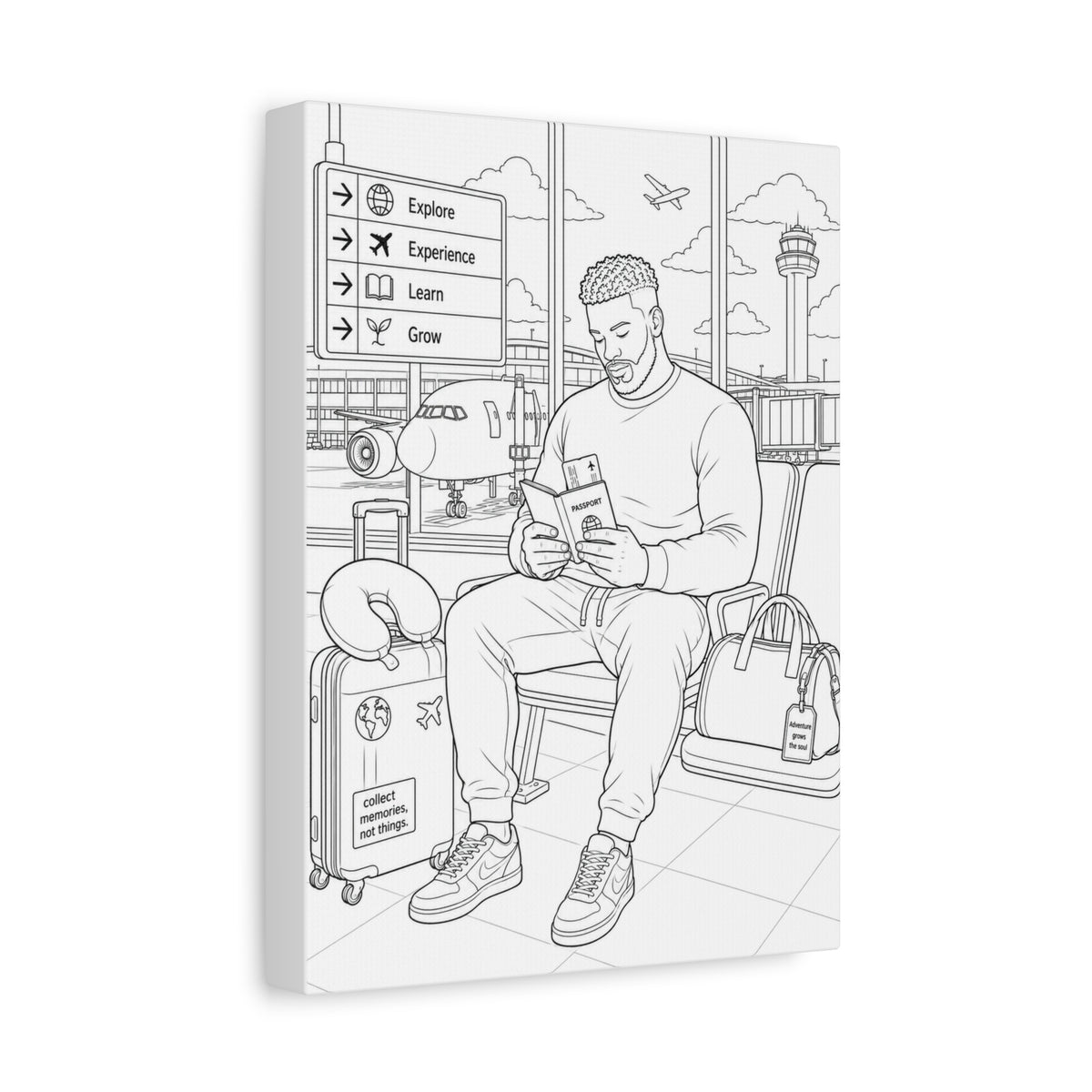 The Next Adventure (Taper) | Paint & Sip Canvas
