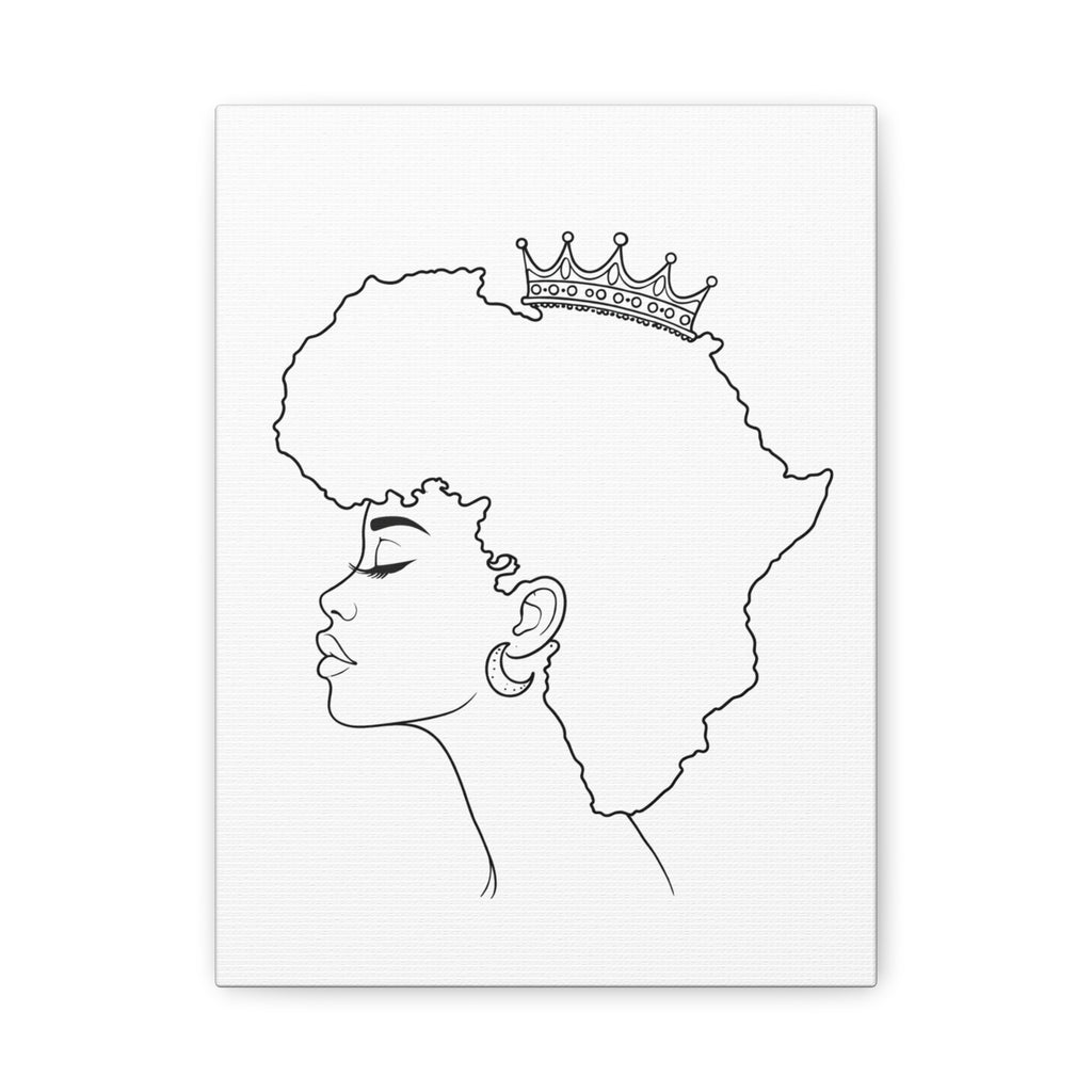 Crowned in Africa’s Beauty | Paint & Sip Canvas