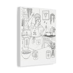 Good Vibes in the Kitchen (Fluffy Bun Plus) | Paint & Sip Canvas