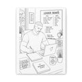 Blueprints & Big Dreams (Fade) | Paint & Sip Canvas