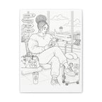Wander with Purpose (Braided Bun Plus) | Paint & Sip Canvas