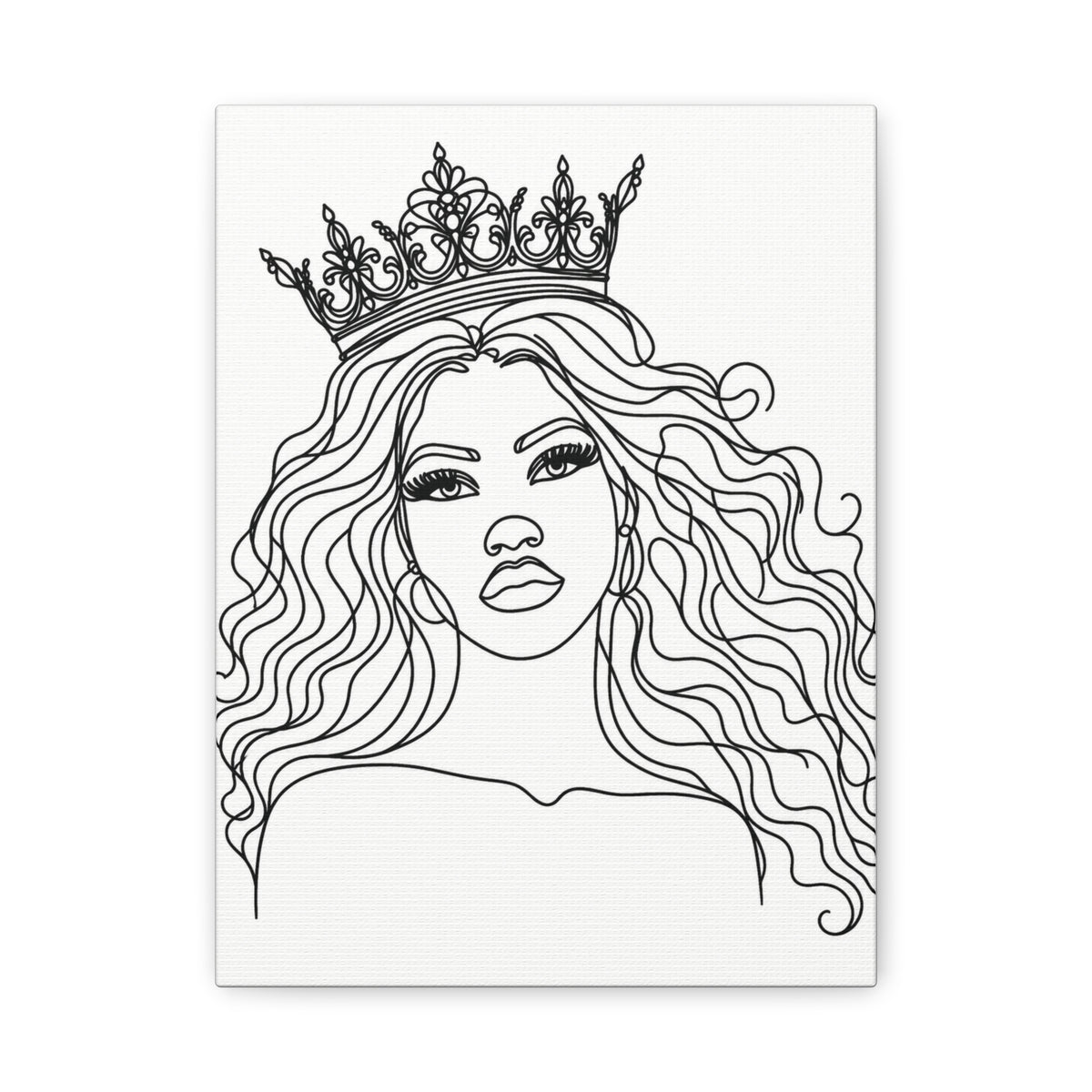 Crowned in Elegance | Paint & Sip Canvas